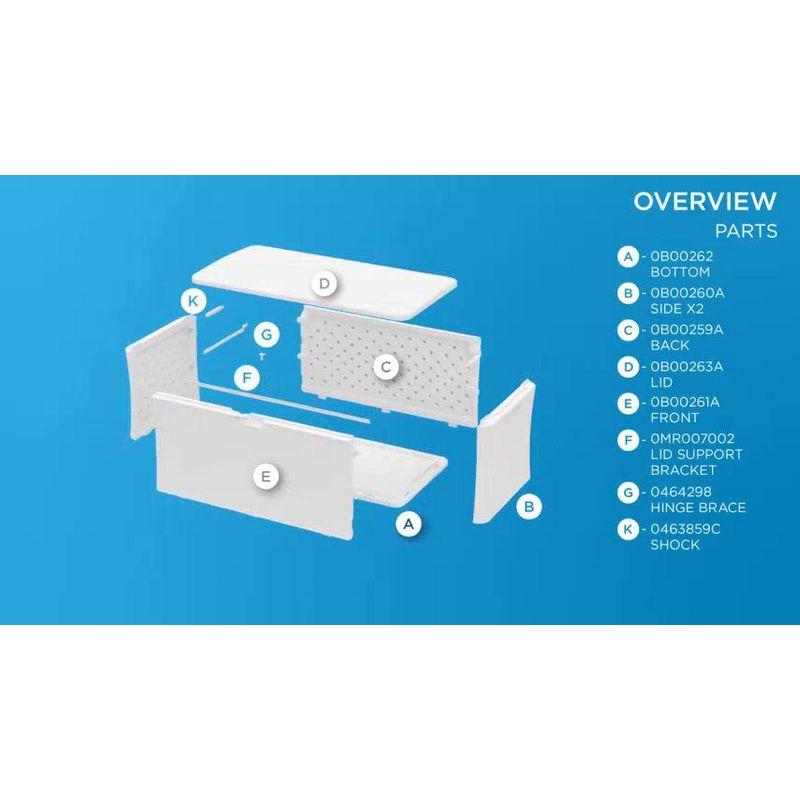 Suncast Suncast 134 Gallon Water Resistant Lockable Deck Box