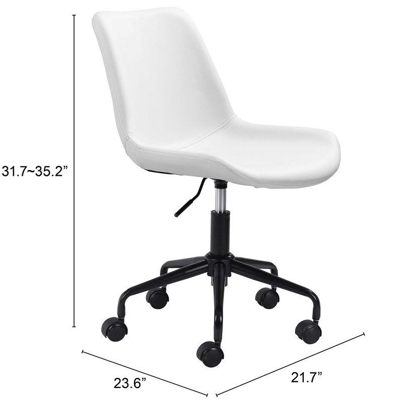 Zuo Byron Office Chair White