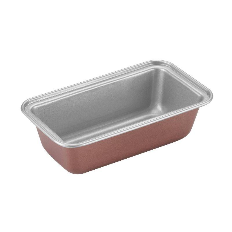 Cuisinart 4pc Bronze Color Mini Loaf Pan Set -CMBM-4LPBZ: Nonstick Steel Bakeware, Even-Heating, Dishwasher-Safe