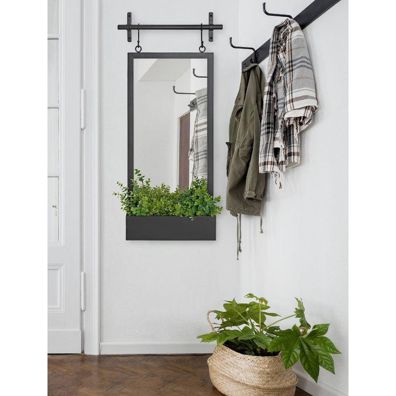 Gammons Functional Wall Mirror - Kate & Laurel All Things Decor