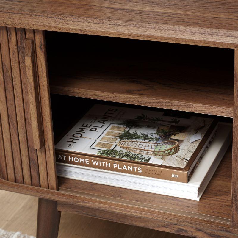 Aphra 2 Door 2 Shelf Media Stand - MED9624 - Walnut - Safavieh