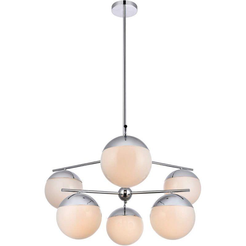 Yearby 6 - Light Dimmable Tiered Chandelier