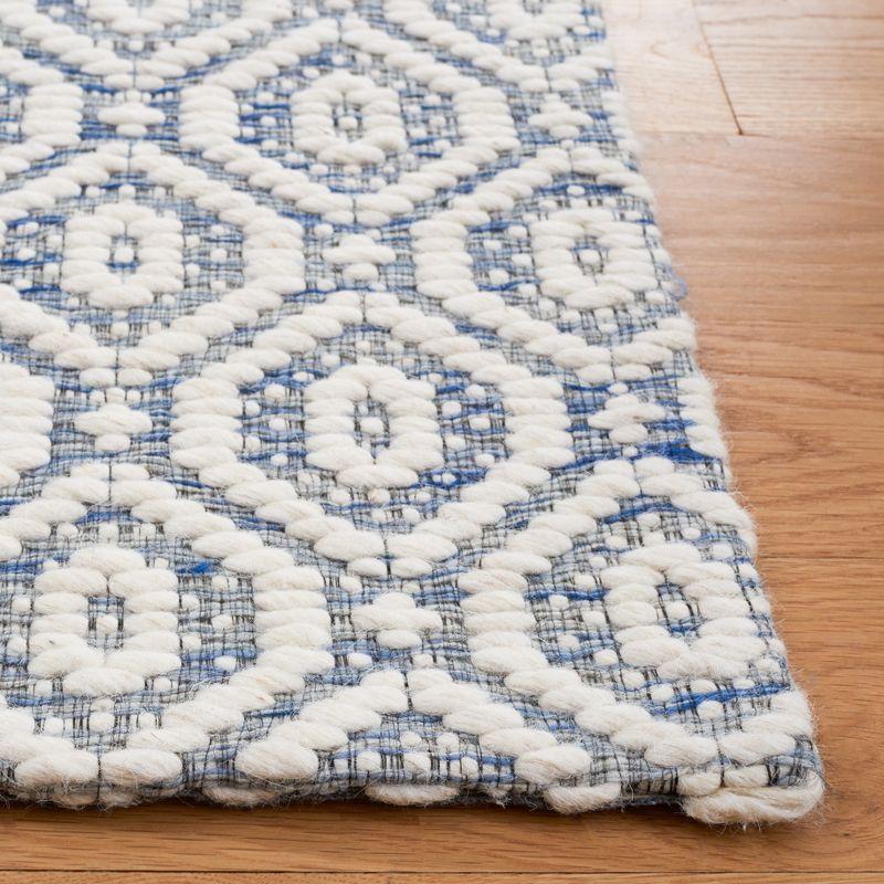 Marbella MRB325 Hand Woven Area Rug - Blue/Ivory - 4'x6' - Safavieh.