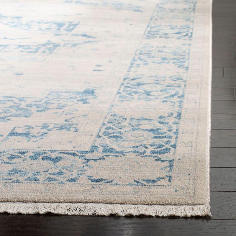 Vintage Persian VTP447 Power Loomed Indoor Accent Rug - Ivory/Blue - 3'x5' - Safavieh