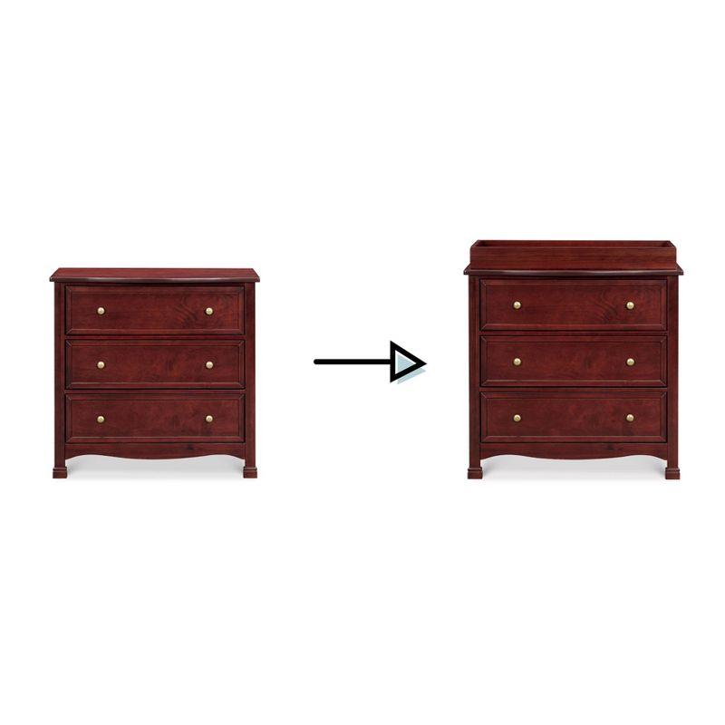 Kalani Rich Cherry 3-Drawer Nursery Dresser