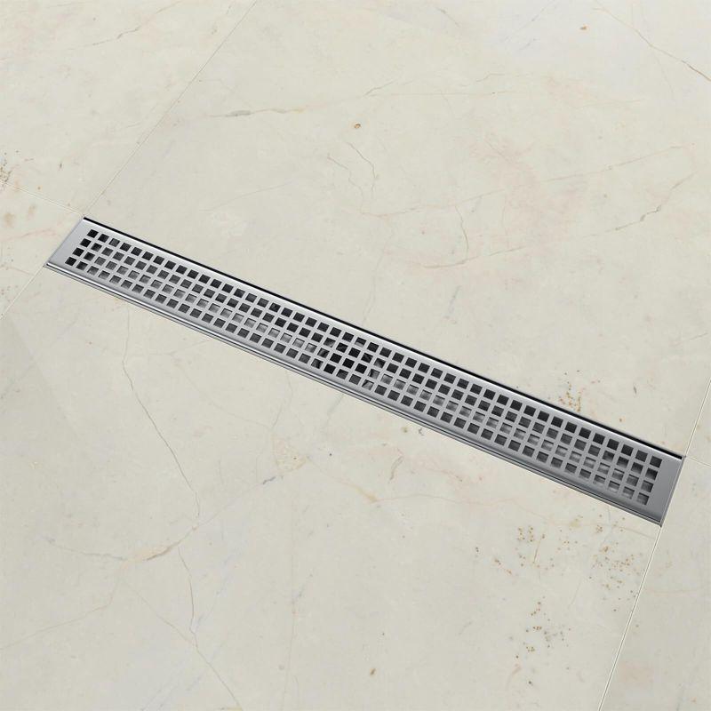 Linear Shower Drain, Shower Drain 24 Inch or 32 Inch with Removable Grate Cover