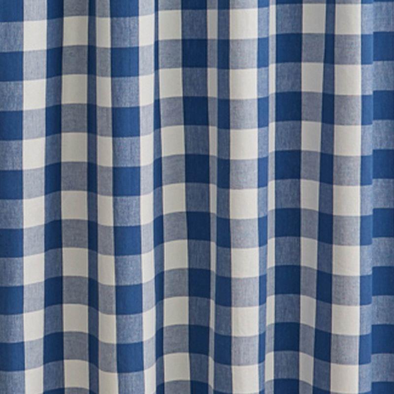 Park Designs Blue Buffalo Check Shower Curtain 72"