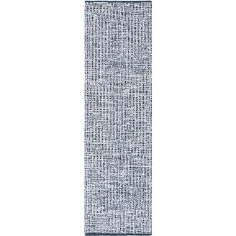 Montauk MTK250 Hand Woven, Flat Weave Indoor Runner Rug - Navy/Blue - 2'3"x8' - Safavieh