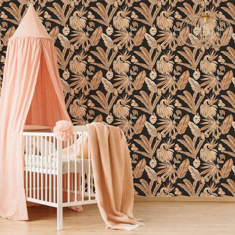 Tempaper & Co.® x She She Flamingo Salinas Removable Peel and Stick Wallpaper, Land, 56 sq ft: Vinyl, Self-Adhesive, Washable
