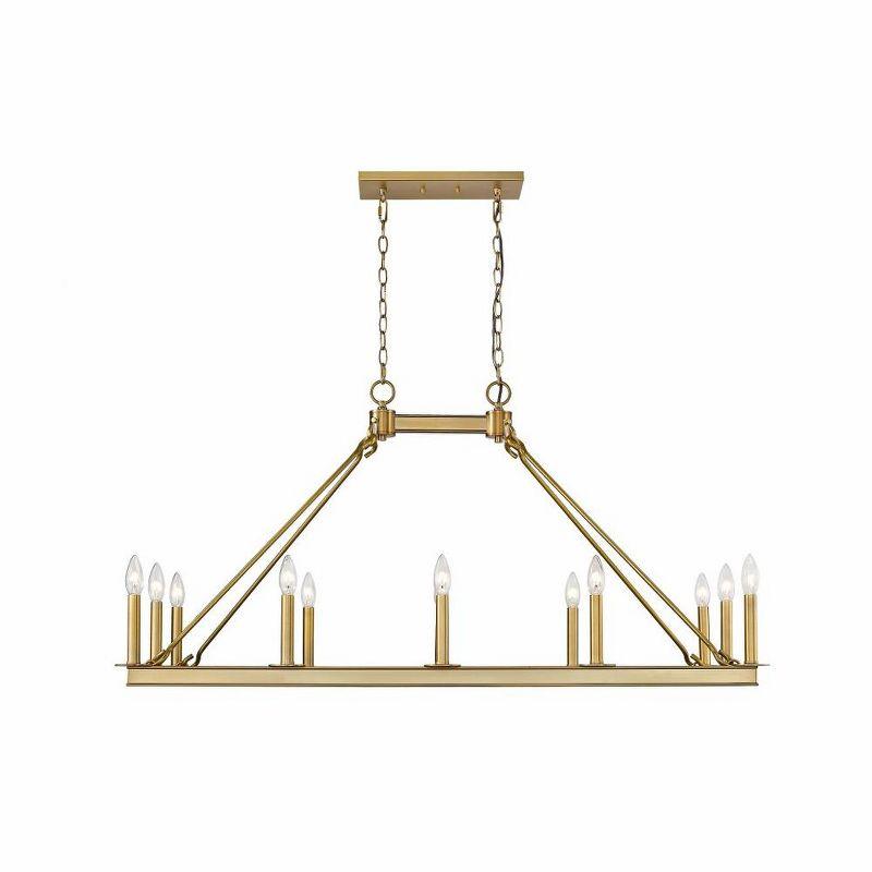 Z-Lite Barclay 12 - Light Chandelier in  Matte Black