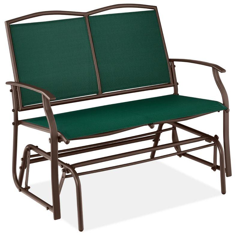 Winston Porter Nethuki Metal Outdoor Glider