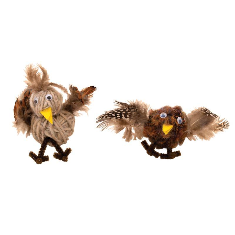 Creativity Street® Natural Feathers, Natural Assorted Colors, Assorted Sizes, 1/2 oz.