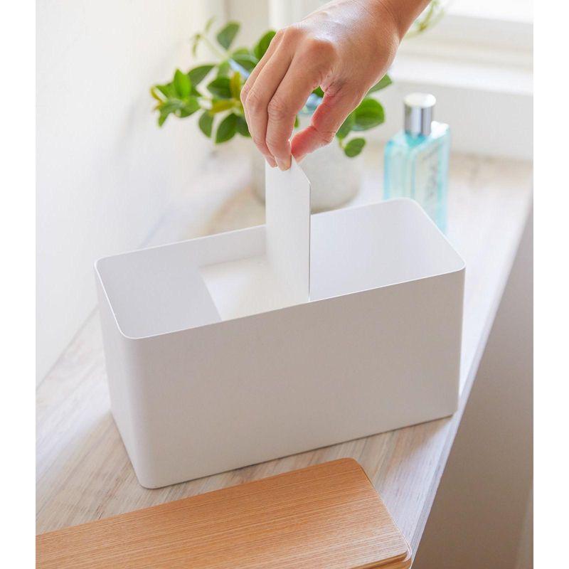 Yamazaki Home Rin Yamazaki Home Countertop Organizer Bathroom Kitchen Toiletries Holder, Sliding Divider