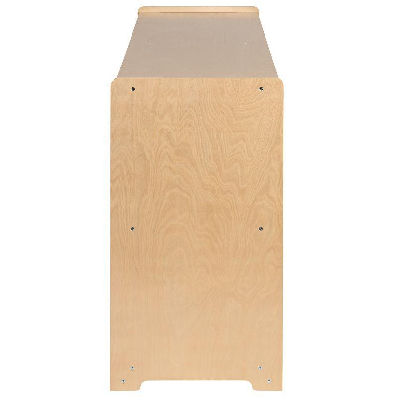 Flash Furniture Bexley Wooden School Classroom Storage Cabinet for Commercial or Home Use