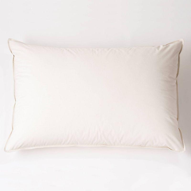 Prime Feather Down Blend Unbleached Cotton Medium Pillow