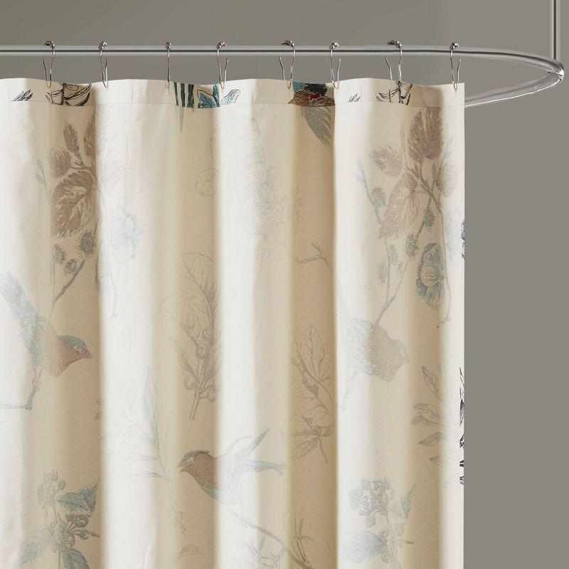 Madison Park Quincy 100% Cotton Single Shower Curtain