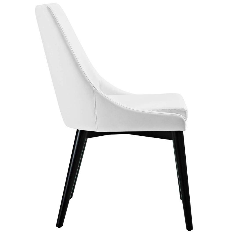 Set of 2 Viscount Dining Side Chair Vinyl - Modway