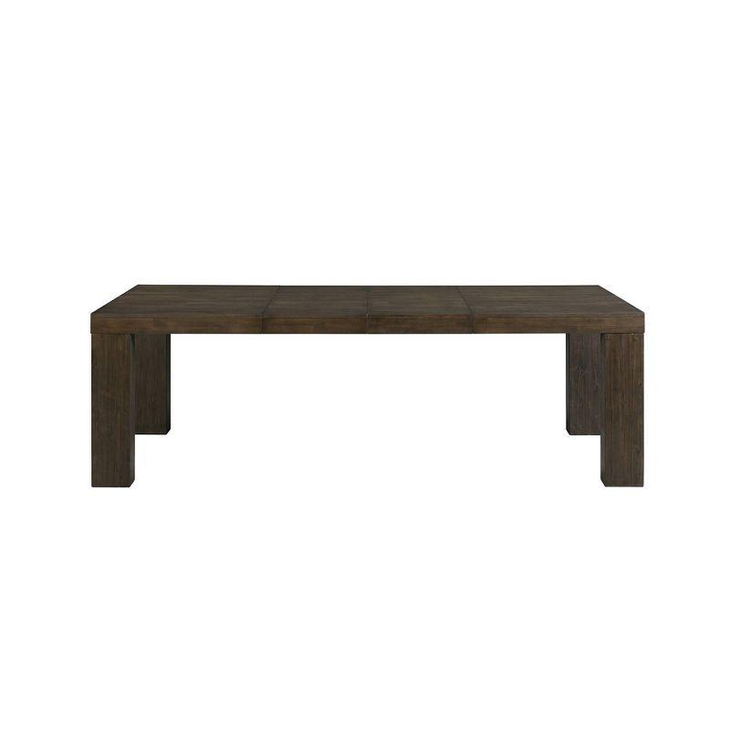 Jasper Rectangle Extendable Dining Table Toasted Walnut - Picket House Furnishings: 6-Seat Kitchen Table, Drop Leaf, Transitional Style