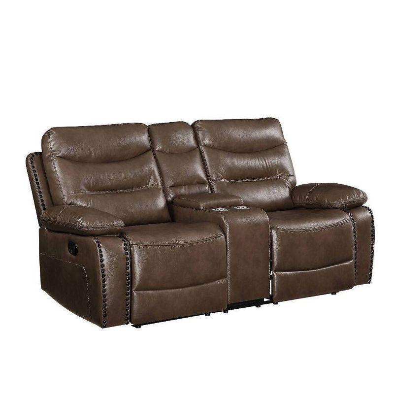 Acme Furniture Aashi Sofa Brown Leather