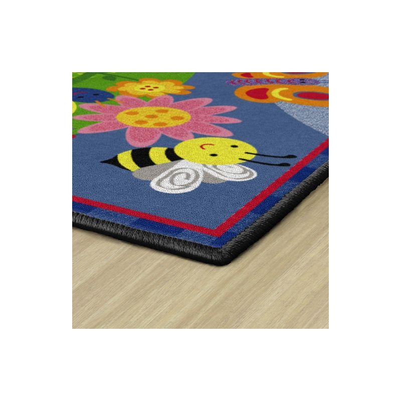 Flagship Carpets Cutie Bugs Kids and Baby Non Slip Area Rug, 3' x 5'