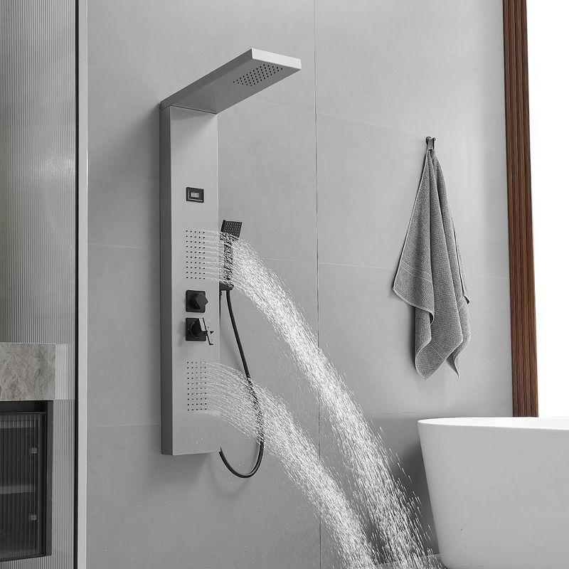 2-Jet Shower Panel System With Hand Shower