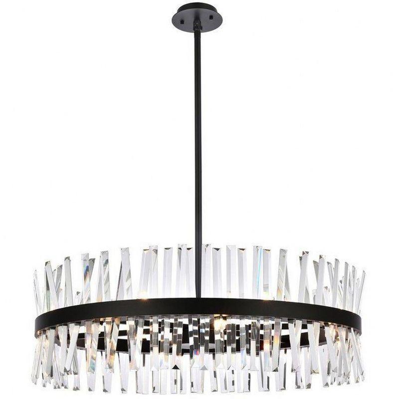 Elegant Lighting Serephina 16 - Light Chandelier in  Black