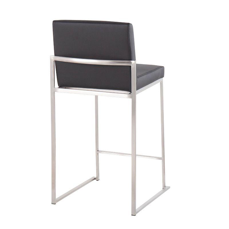 Rakowski Upholstered Counter Stool with Metal Frame