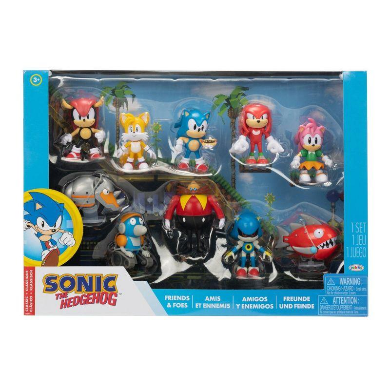 Sonic the Hedgehog Friends & Foes 2.5" Action Figure Set - 10pk (Target Exclusive)