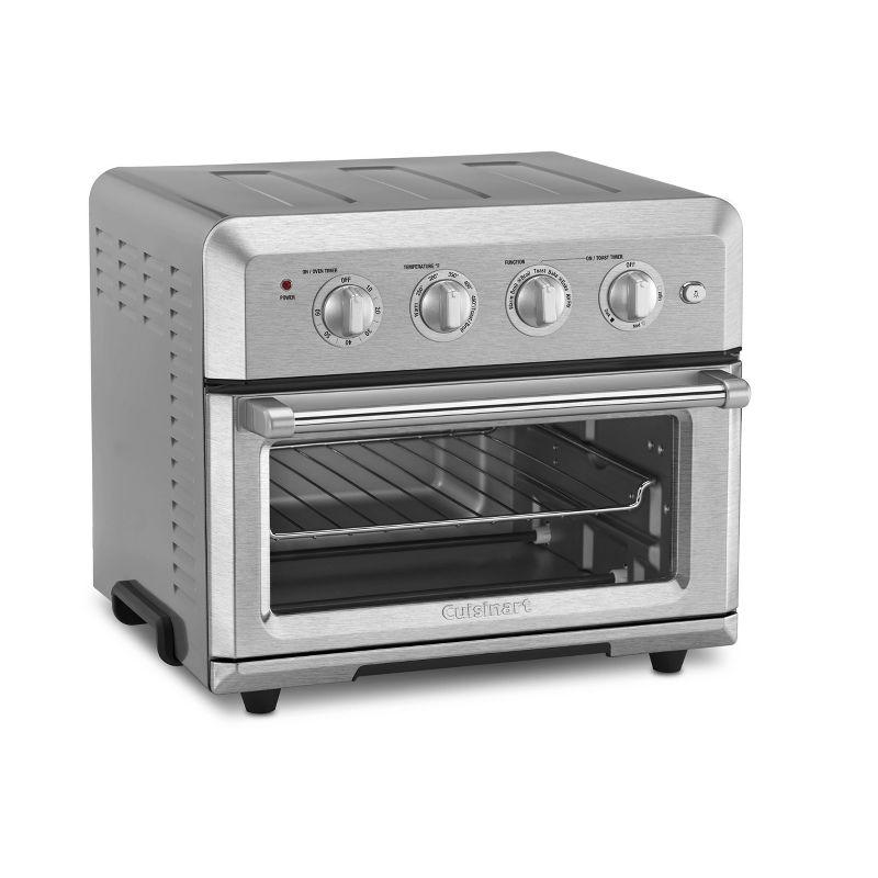 Cuisinart Air Fryer Toaster Oven Stainless Steel CTOA-122: 1800W, Convection Bake, Broiler, Cool Touch, 3-Year Warranty