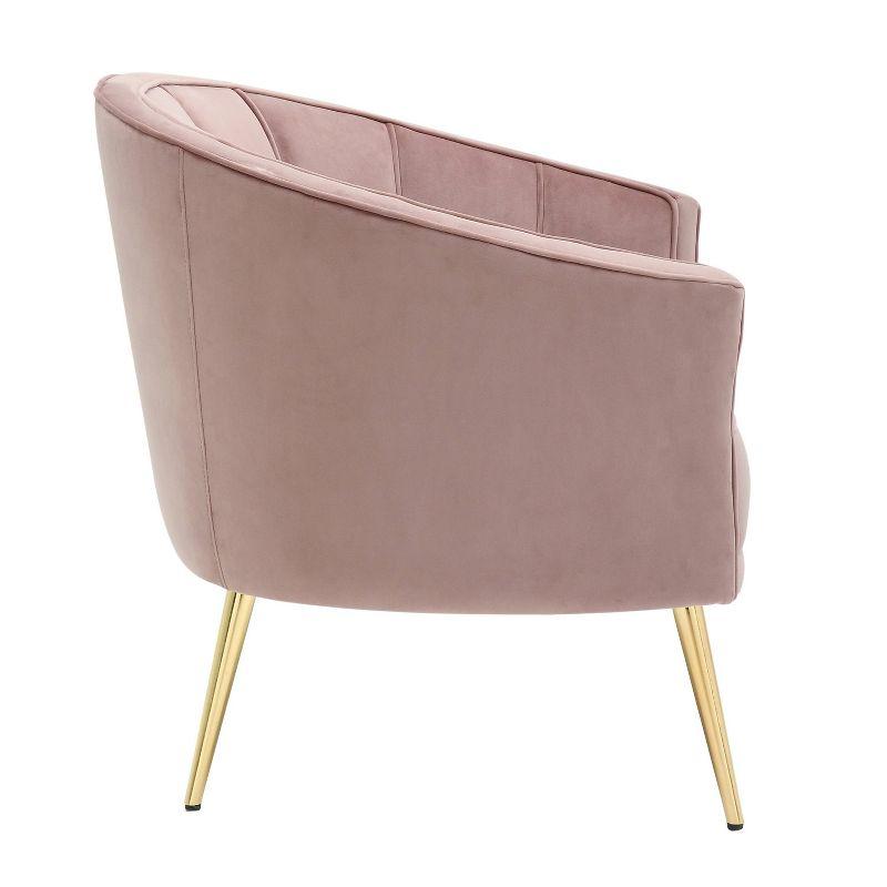 Tania Contemporary Upholstered Accent Chair - LumiSource