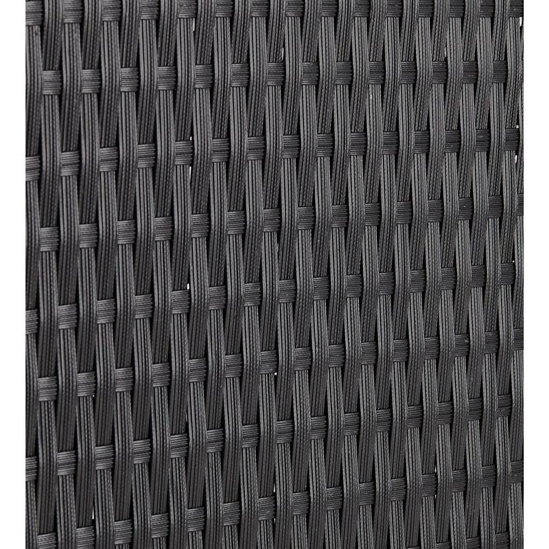 Teal Island Designs Ayanna Black Metal Adjustable Outdoor Lounge Chair