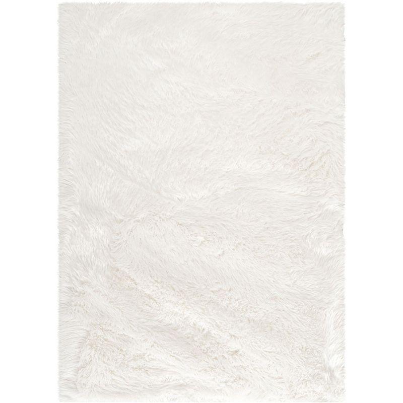 Faux Sheep Skin FSS235 Power Loomed Indoor Area Rug - Ivory - 5'x7' - Safavieh