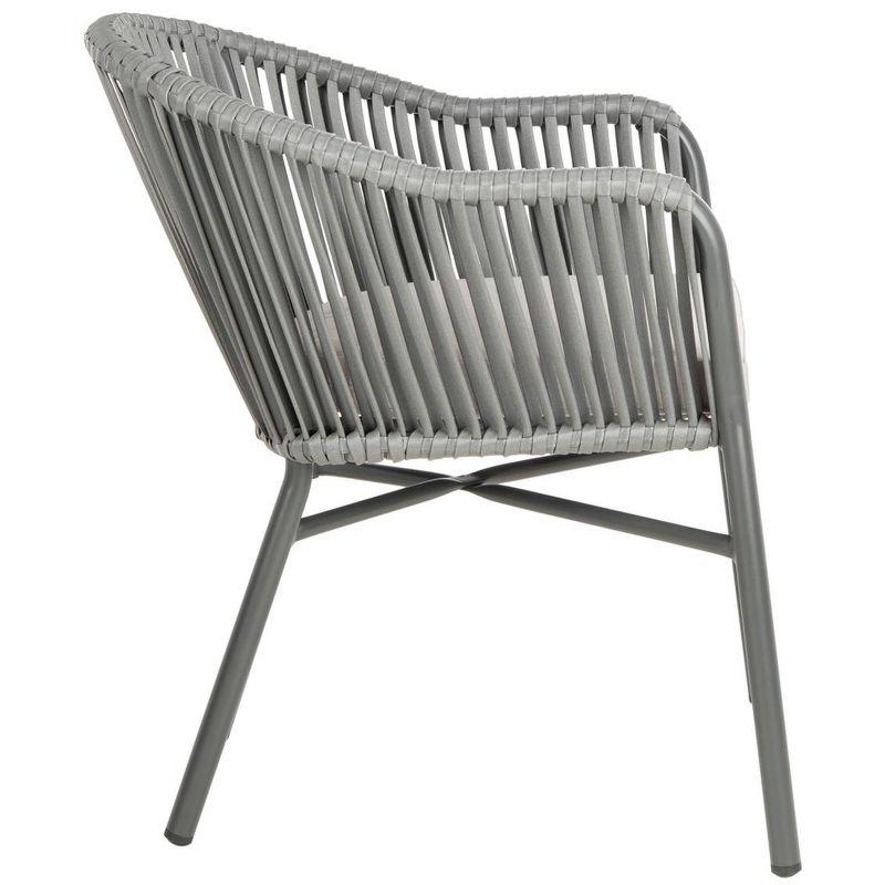 Stefano Rope Chair (Set of 2) - Grey - Safavieh.