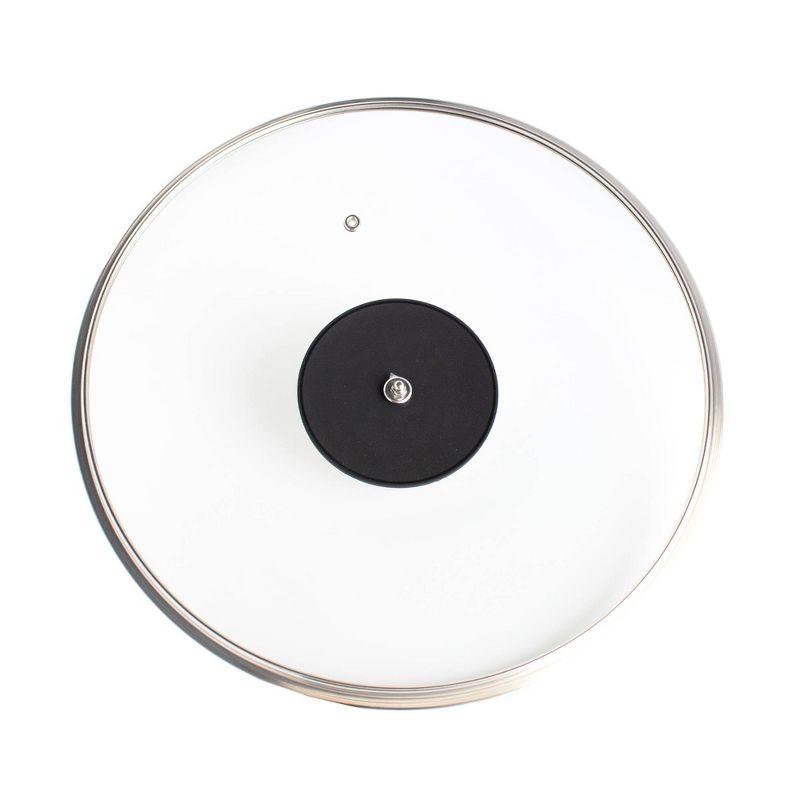 Livwell Livwell DiamondClad 14-inch Hybrid Nonstick Stainless Steel Everything Fry Pan Skillet with Tempered Glass Lid