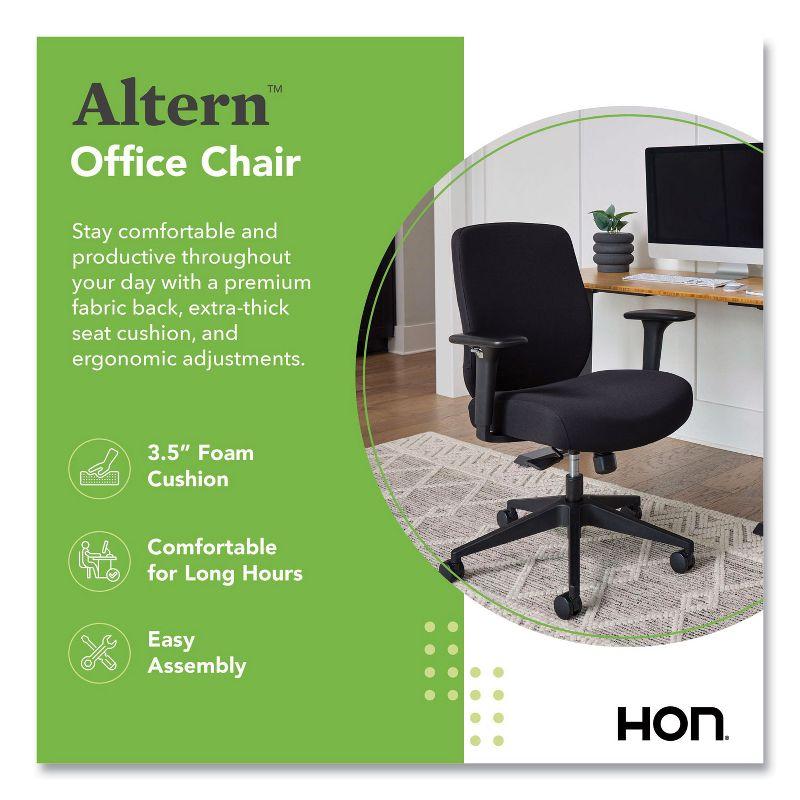 HON HON Altern Ergonomic Low Back Home Office Chair Height Adjustable Arms Seat Slide