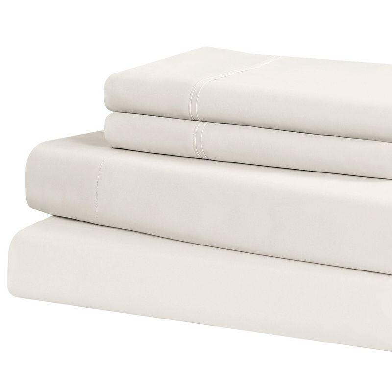 Swift Home | 3-Piece Solid Microfiber Sheet Set Gray Twin XL
