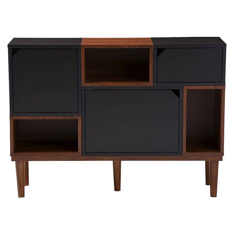 Anderson 40" Oak and Espresso Mid-Century Modern Sideboard