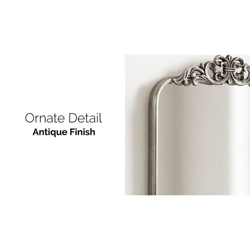 Kate and Laurel Laubry Ornate Framed Wall Mirror, 20x30, Silver