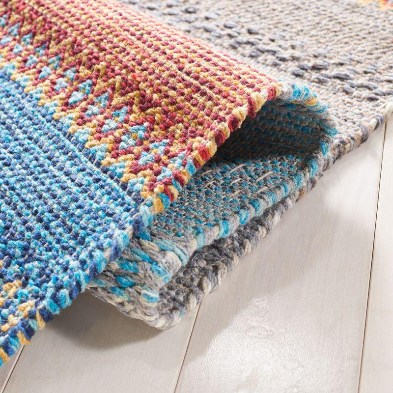 Montauk MTK851 Hand Woven Area Rug - Grey/Orange - 8'x10' - Safavieh.