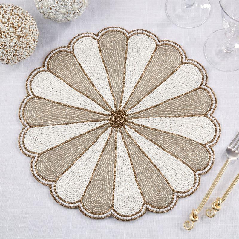 No Pattern Round Placemat