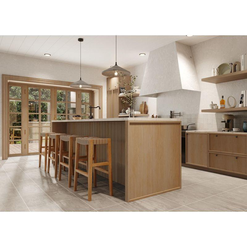 Maven Lane Maven Lane Emerson Kitchen Stool with Vegan Leather Upholstery