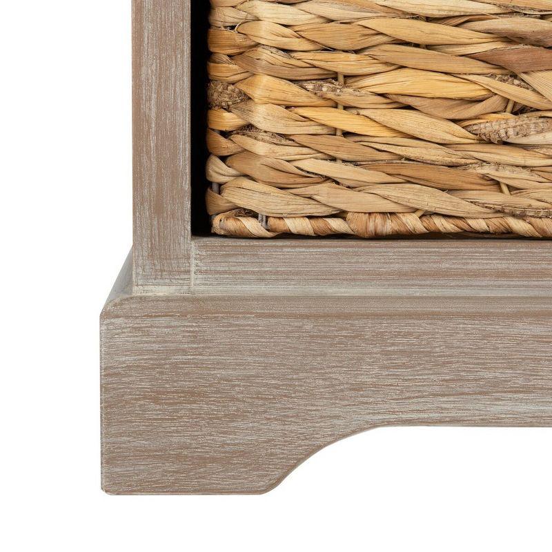 Carrie Side Table - White Wash - Safavieh.