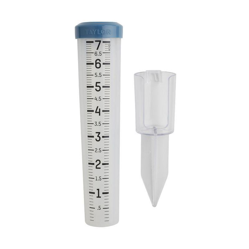 Taylor® Precision Products 7-In. Capacity Silicone Rain Gauge in Clear