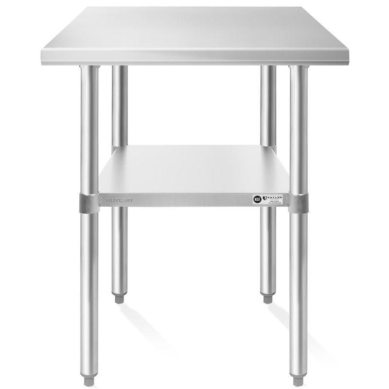 Amgood 30 in. x 24 in. Stainless Steel Table