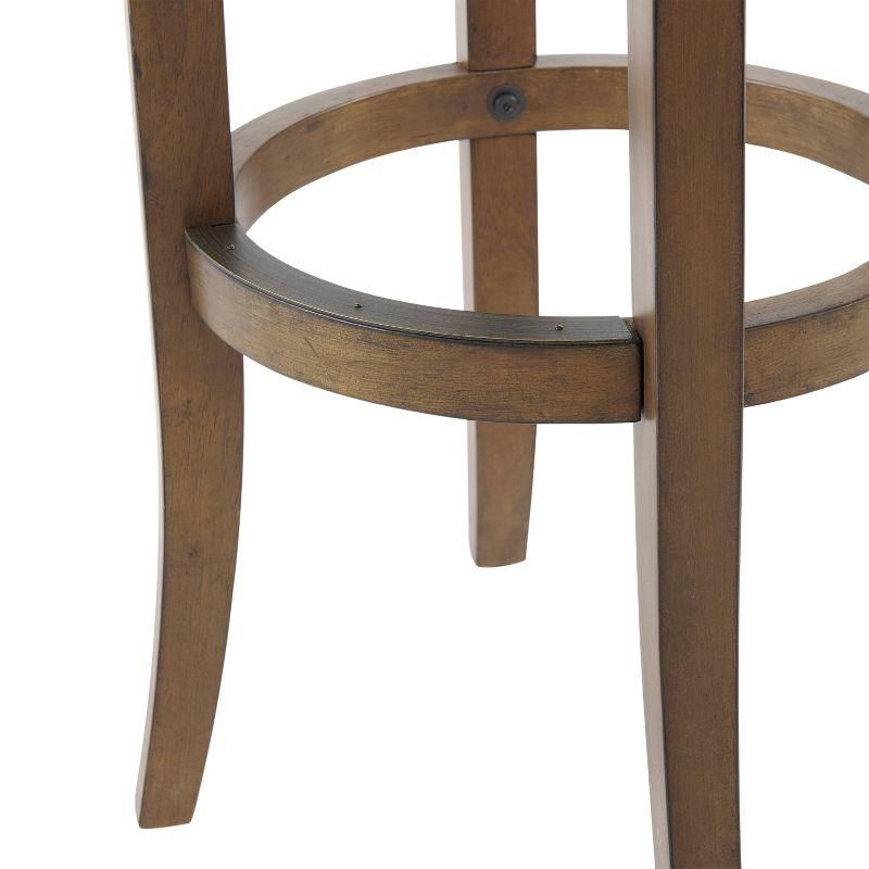 Natick Solid Rubber Wood Counter And Bar Stool