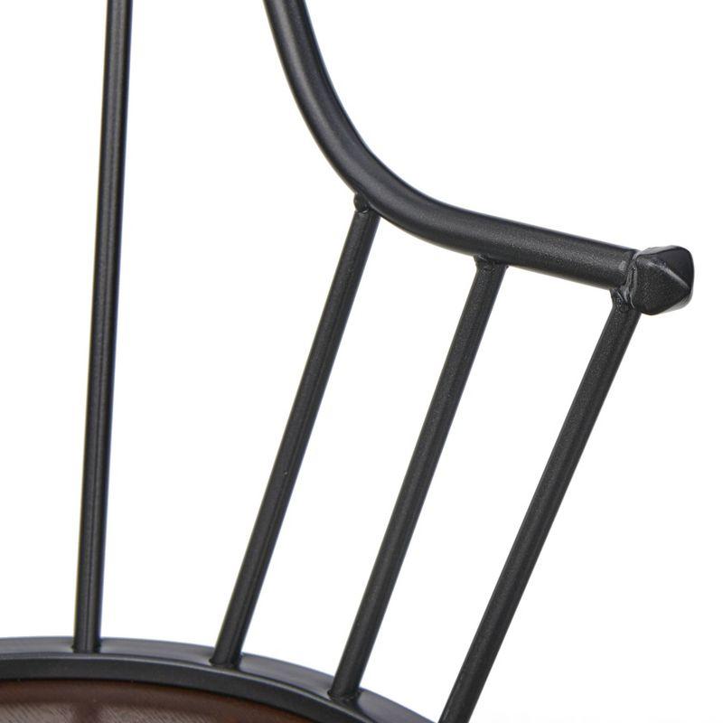 Hampton Windsor Back Arm Chair in Espresso Brown