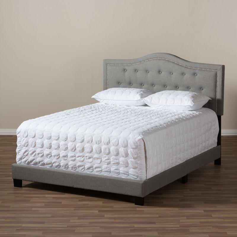 Emerson Modern and Contemporary Fabric Upholstered Bed - Baxton Studio