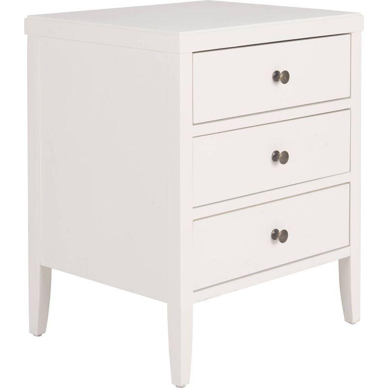 ClickDecor Finley Solid Wood Fully Assembled 3 Drawer Nightstand