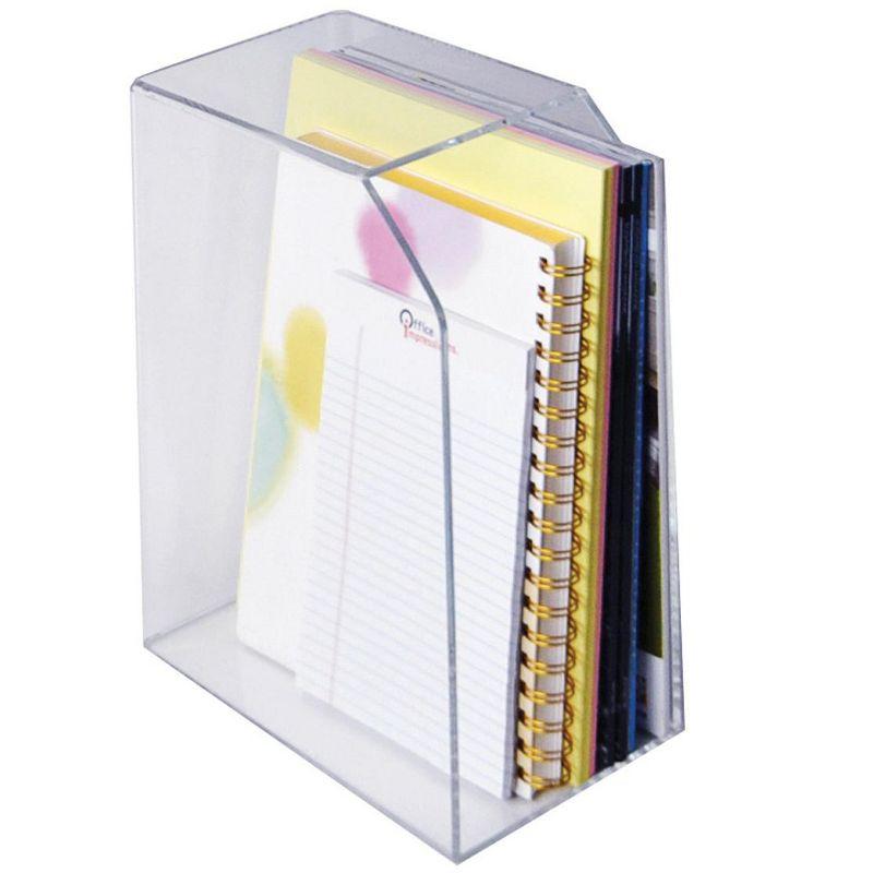 Acrylic Desktop Magazine and File Holder