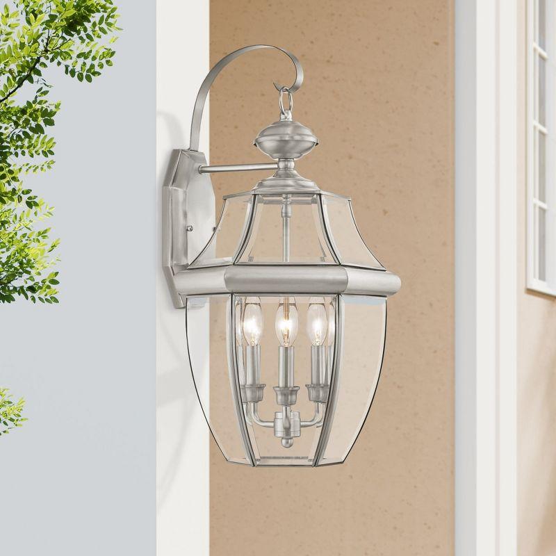 Livex Lighting Monterey 3 - Light Wall Light in  Brushed Nickel